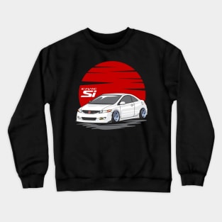 Honda Civic Si (White) Crewneck Sweatshirt